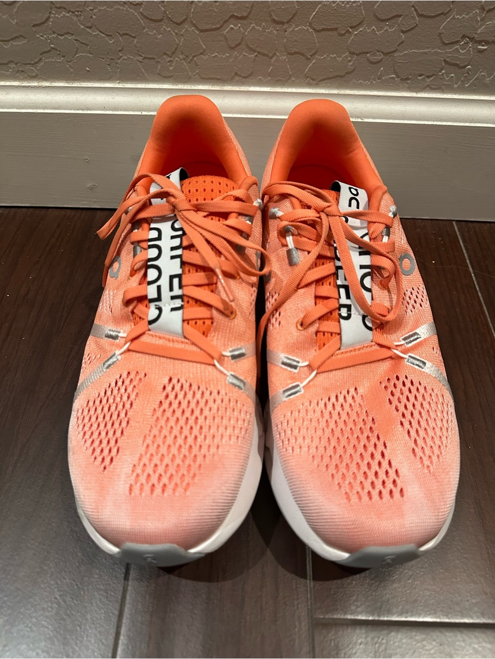 On Cloud Surfer Running Mens Orange Lightweight Shoes 10.5